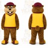 Brown Beaver Mascot Costume for Events and Promotions