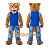 Brown Wildcat Mascot Costume for School Events Brown Wildcat Mascot Costume for School Events