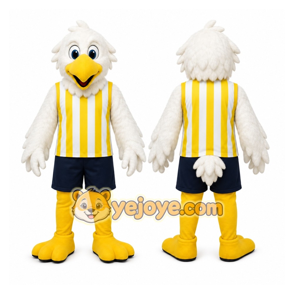 White Eagle Mascot Costume for Sports Events White Eagle Mascot Costume for Sports Events