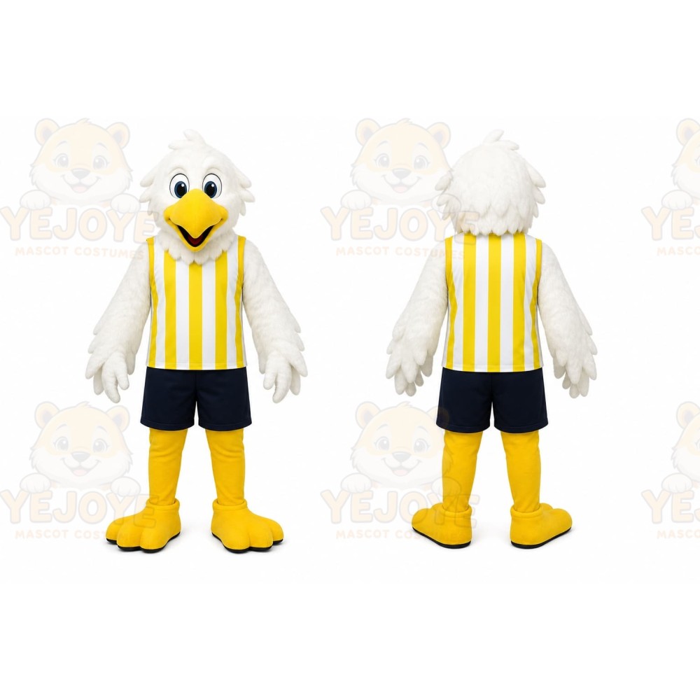 White Eagle Mascot Costume for Sports Events