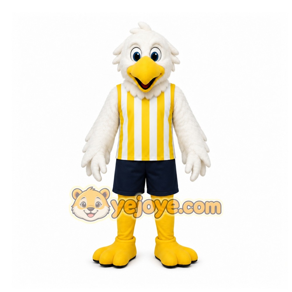 White Eagle Mascot Costume for Sports Events White Eagle Mascot Costume for Sports Events
