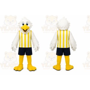White Eagle Mascot Costume for Sports Events