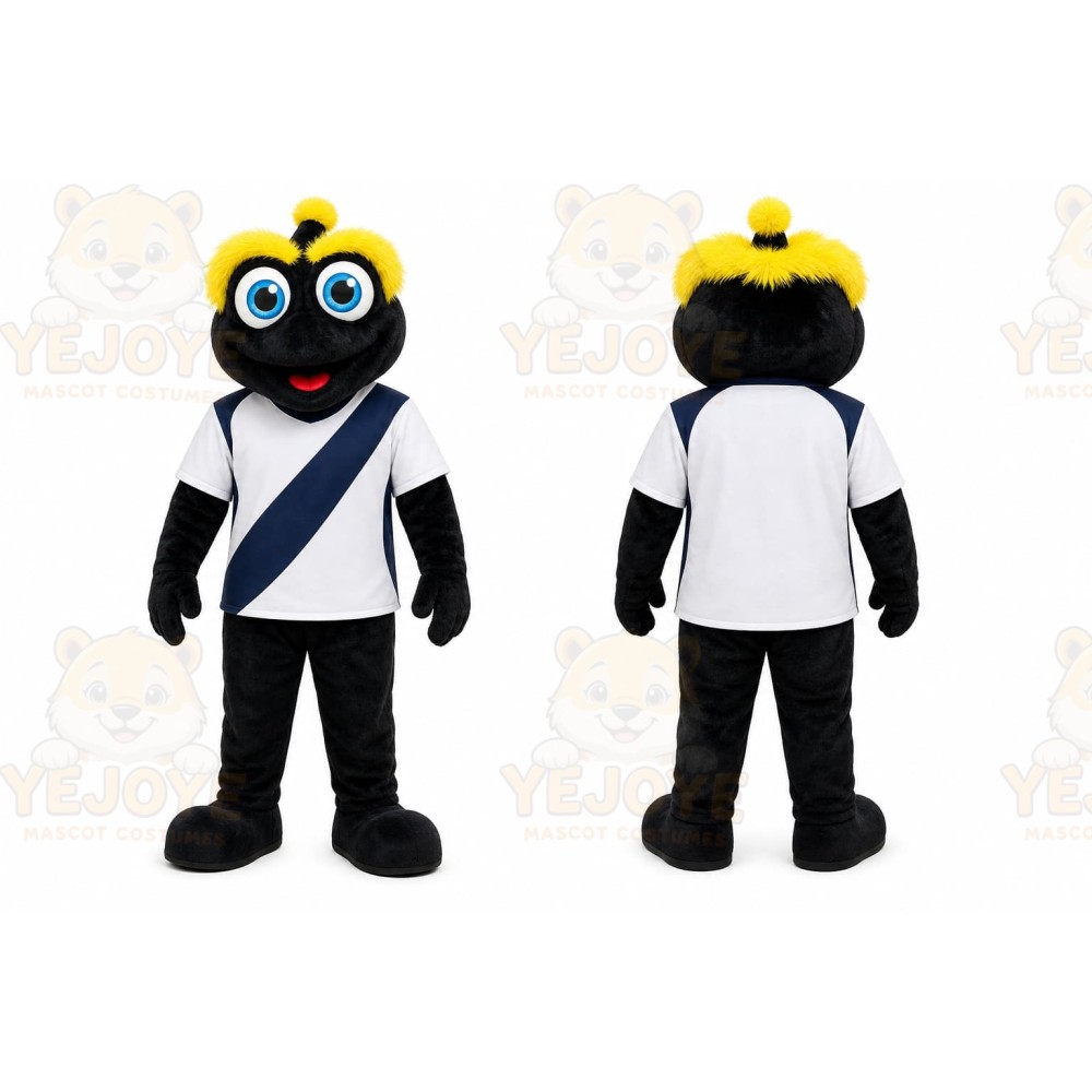 Black Bee Mascot Costume for Events and Promotions