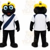 Black Bee Mascot Costume for Events and Promotions
