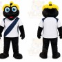 Black Bee Mascot Costume for Events and Promotions