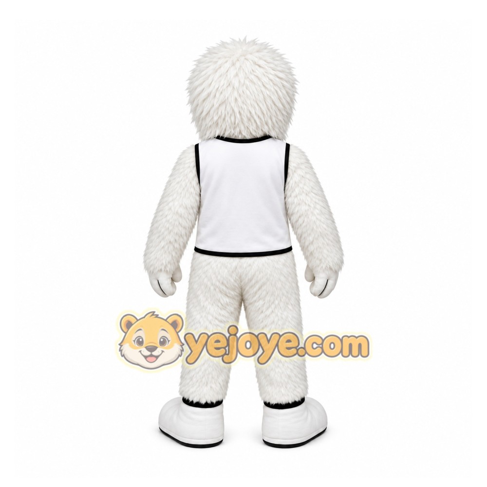 White Yeti Mascot Costume for Events and Promotions