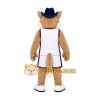 Brown Wildcat With Hat Mascot Costume for Sports Events Brown Wildcat With Hat Mascot Costume for Sports Events