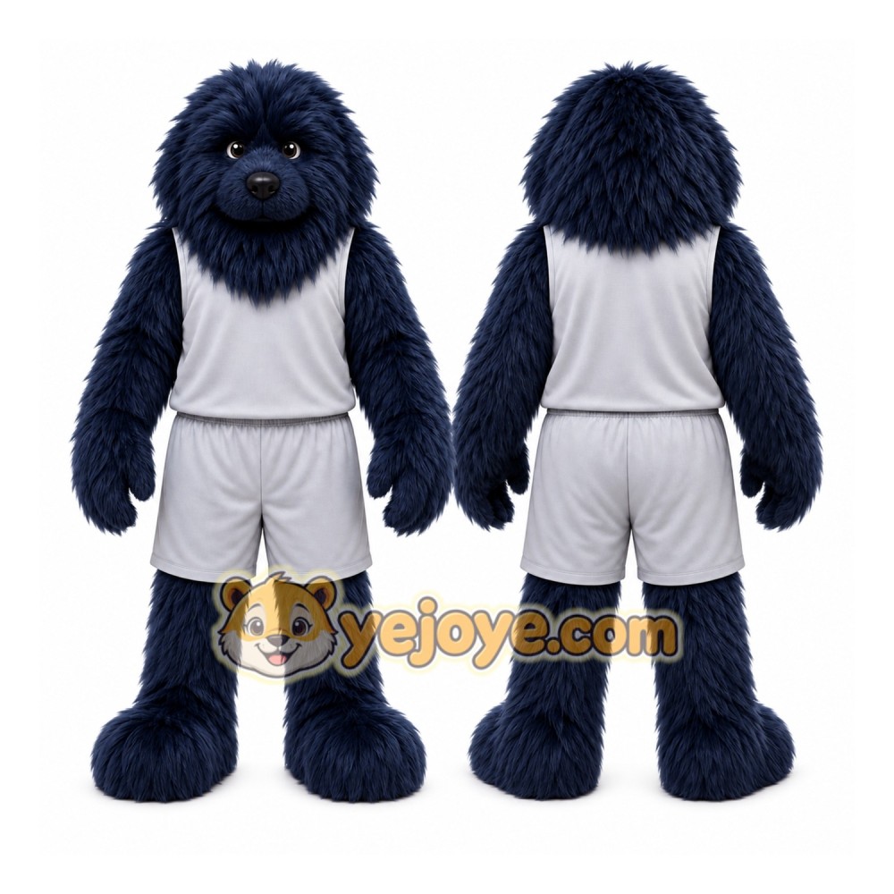 Black Dog Mascot Costume for Sports Events Black Dog Mascot Costume for Sports Events