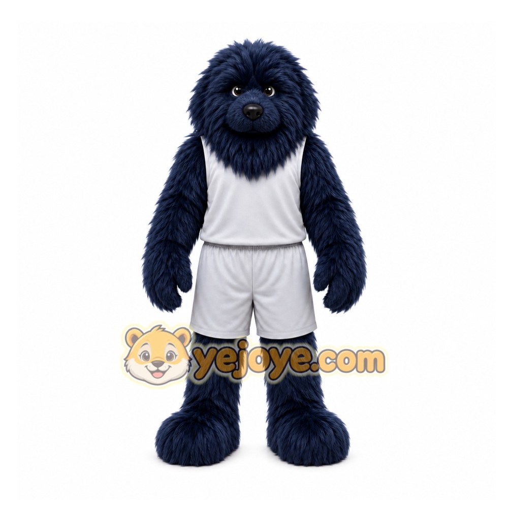 Black Dog Mascot Costume for Sports Events Black Dog Mascot Costume for Sports Events