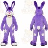 Purple Rabbit Mascot Costume for Children's Events