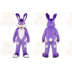 Purple Rabbit Mascot Costume for Children's Events