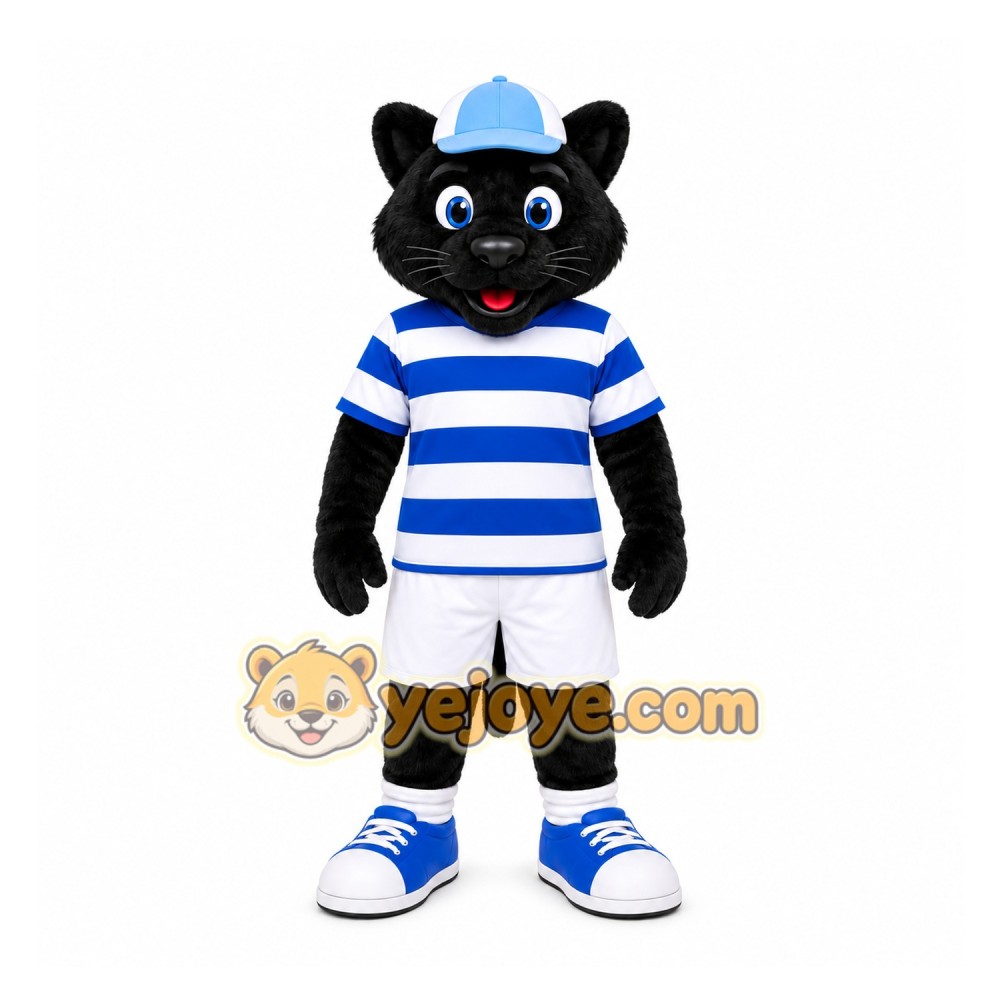 Black Cat Mascot Costume for Sports Events Black Cat Mascot Costume for Sports Events
