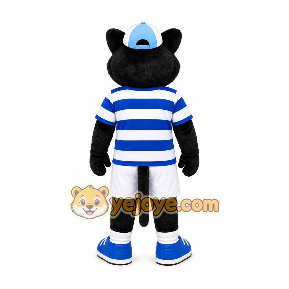 Black Cat Mascot Costume for Sports Events Black Cat Mascot Costume for Sports Events