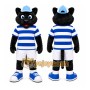 Black Cat Mascot Costume for Sports Events