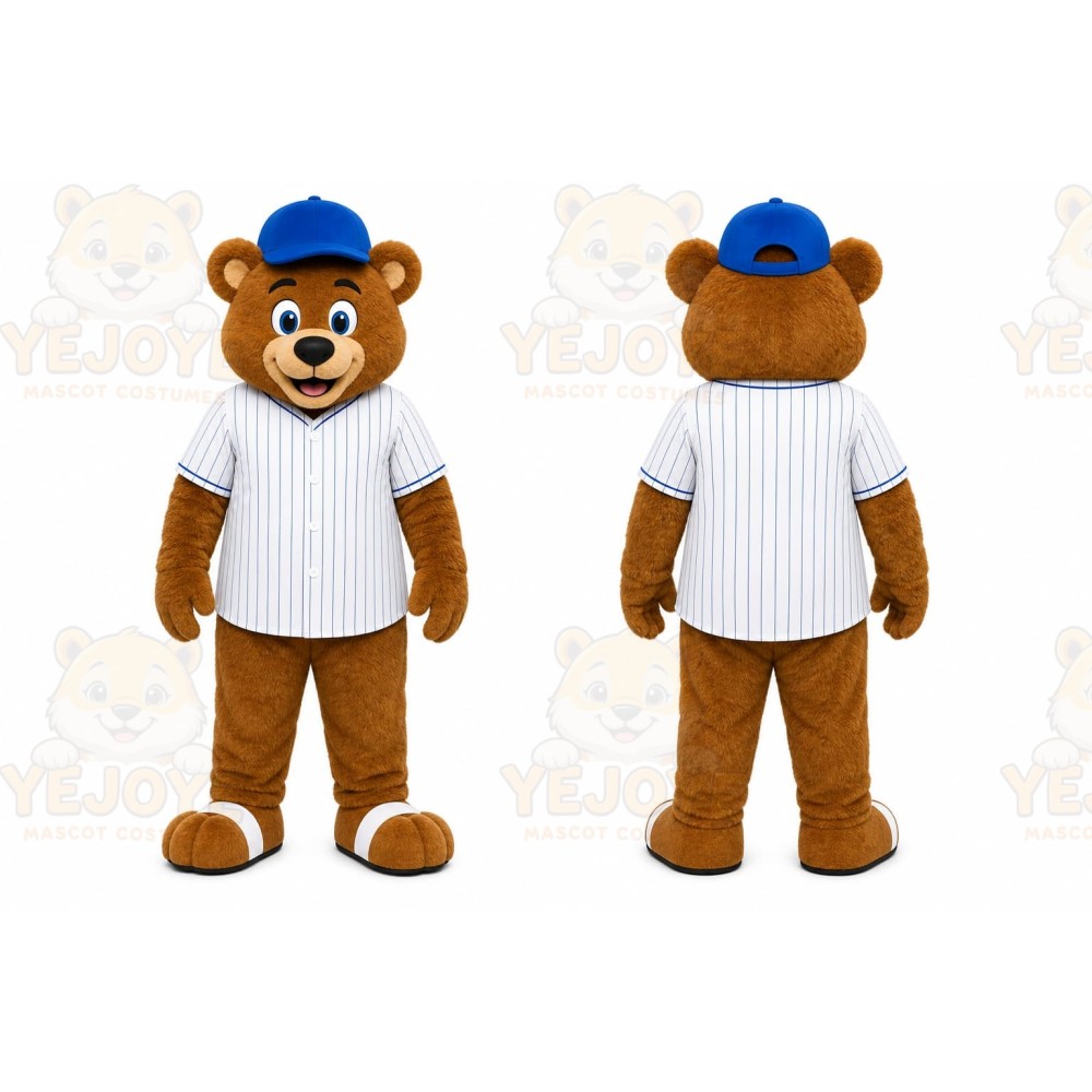 Brown Bear Mascot Costume for Sports Events