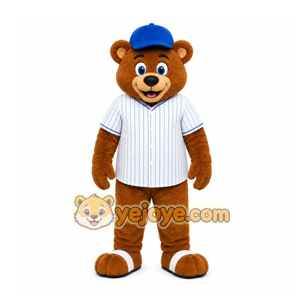 Brown Bear Mascot Costume for Sports Events