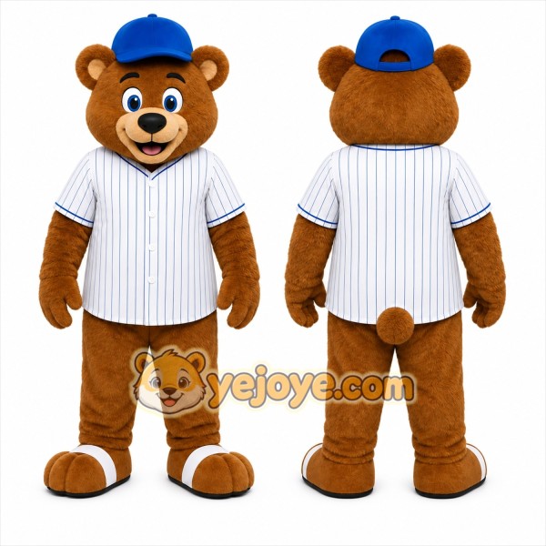 Brown Bear Mascot Costume for Sports Events