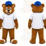 Brown Bear Mascot Costume for Sports Events