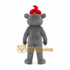 Gray Antlered Animal Mascot Costume for Events and Promotions