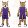 Brown Bobcat Mascot Costume for Sports Events