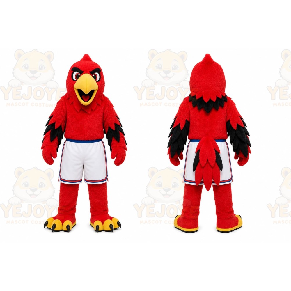 Red Bird Mascot Costume for Sports Events