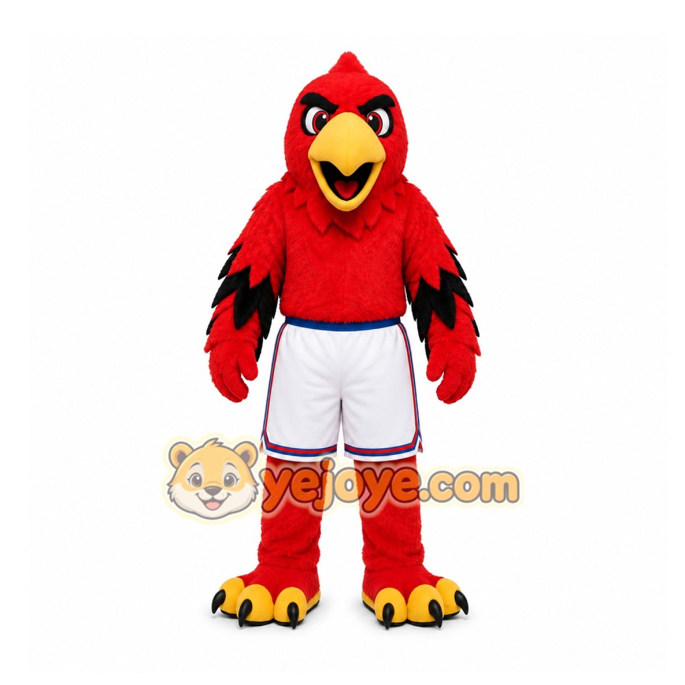 Red Bird Mascot Costume for Sports Events Red Bird Mascot Costume for Sports Events