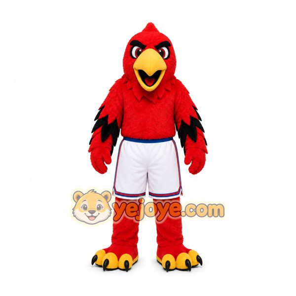 Red Bird Mascot Costume for Sports Events