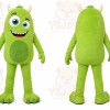 Green Monster Mascot Costume for Children's Events