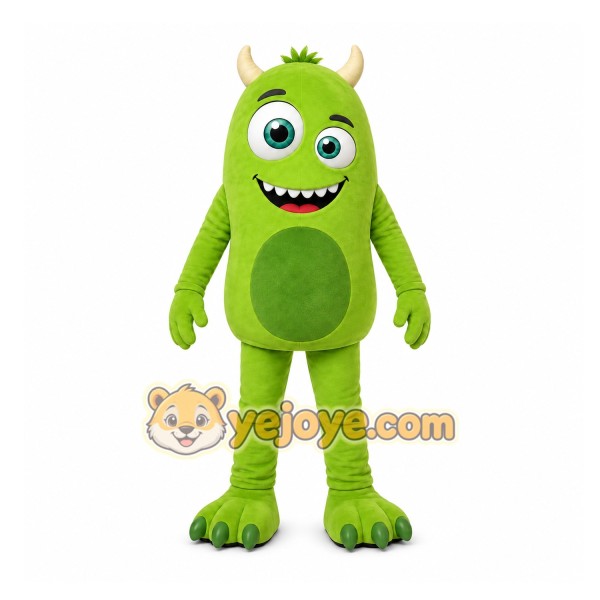 Green Monster Mascot Costume for Children's Events Green Monster Mascot Costume for Children's Events