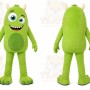 Green Monster Mascot Costume for Children's Events