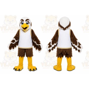 Brown Bird Mascot Costume for Sports Events