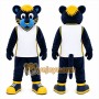 Blue Big Cat Mascot Costume for Sports Events