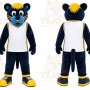 Blue Big Cat Mascot Costume for Sports Events