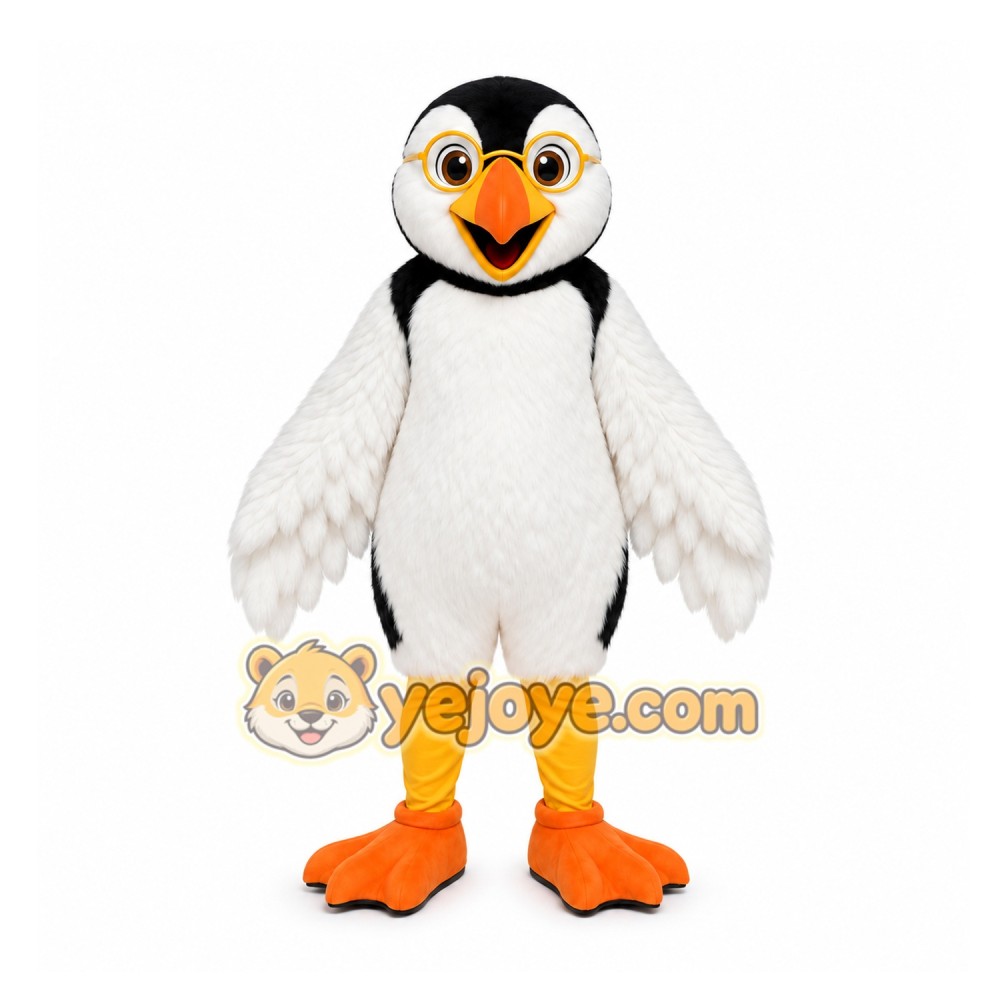 White Penguin Mascot Costume for Events and Promotions White Penguin Mascot Costume for Events and Promotions