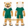 Tan Lion Mascot Costume for Sports Events Tan Lion Mascot Costume for Sports Events