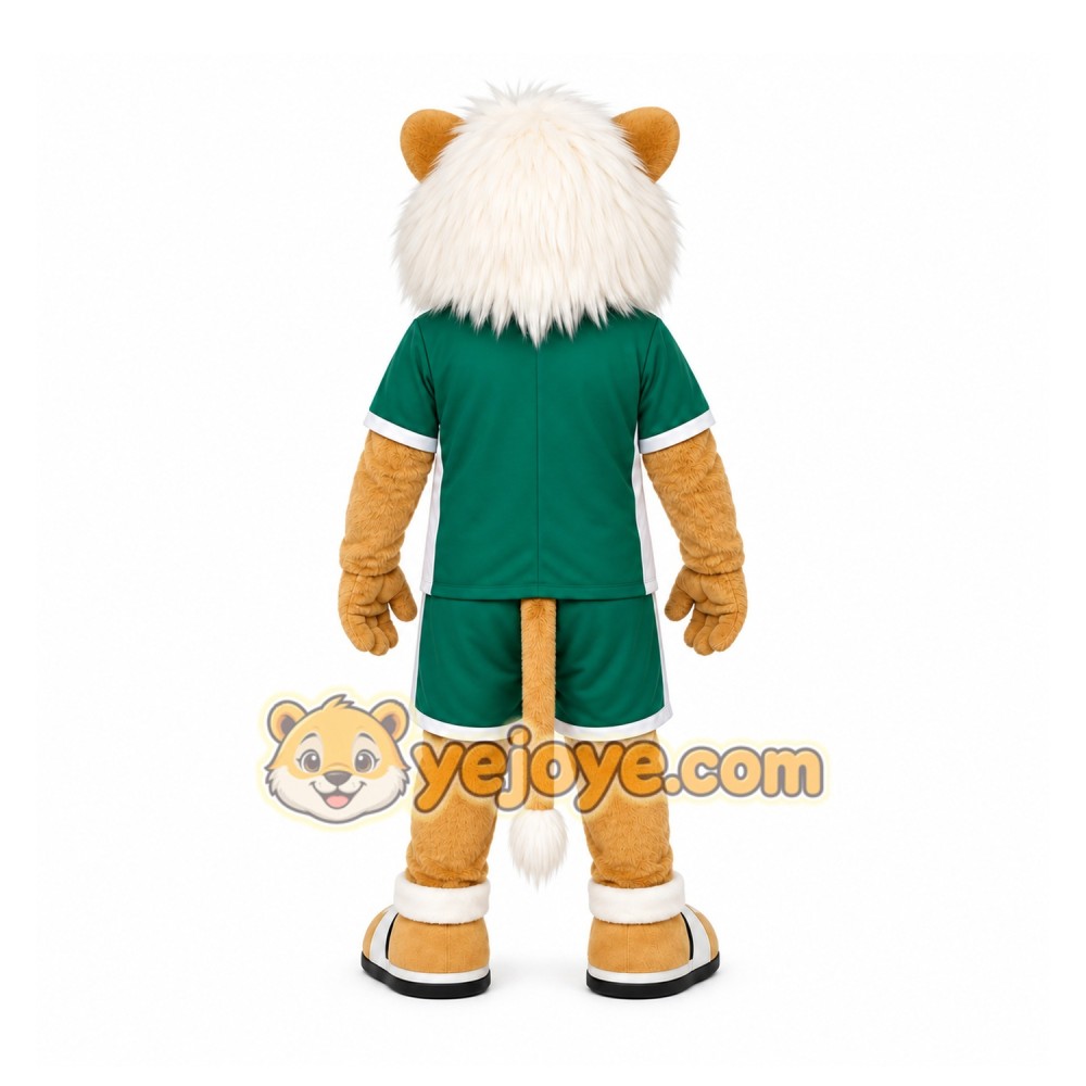 Tan Lion Mascot Costume for Sports Events Tan Lion Mascot Costume for Sports Events