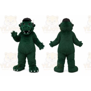 Green Dragon Mascot Costume for Events and Promotions