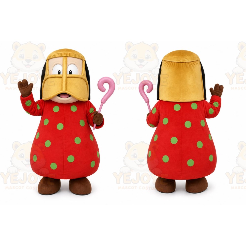Red Dog Mascot Costume for Children's Events