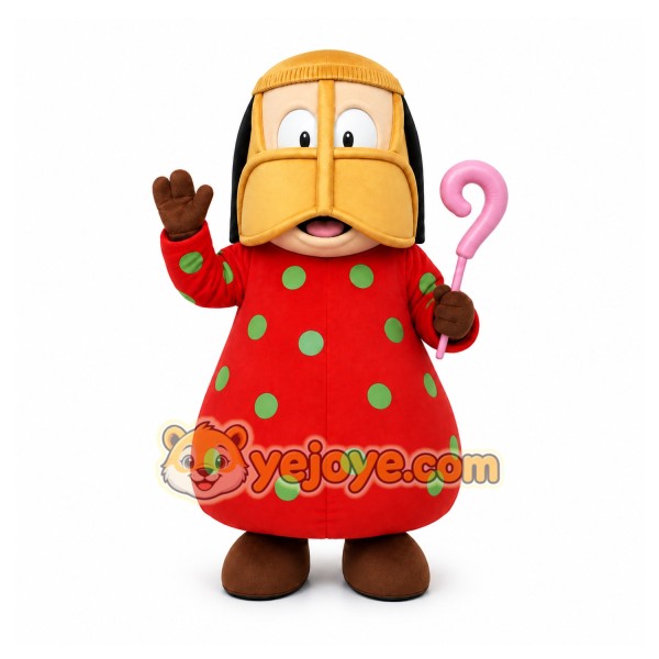 Red Dog Mascot Costume for Children's Events Red Dog Mascot Costume for Children's Events
