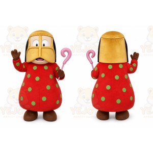 Red Dog Mascot Costume for Children's Events