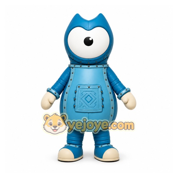 Blue Robot Mascot Costume for Events and Promotions Blue Robot Mascot Costume for Events and Promotions