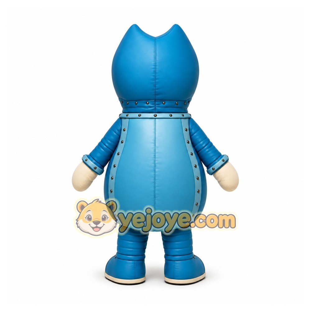 Blue Robot Mascot Costume for Events and Promotions