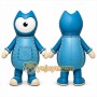 Blue Robot Mascot Costume for Events and Promotions