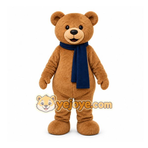 Brown Bear Mascot Costume for Children's Events