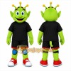 Green Alien Mascot Costume for Children's Events Green Alien Mascot Costume for Children's Events