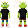 Green Alien Mascot Costume for Children's Events