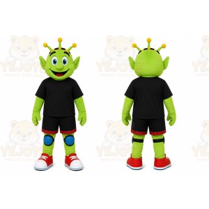 Green Alien Mascot Costume for Children's Events