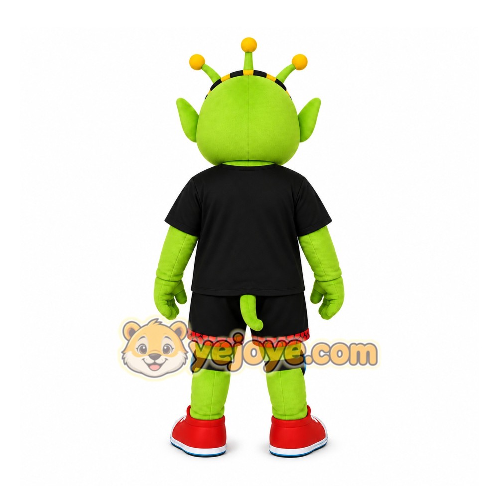 Green Alien Mascot Costume for Children's Events Green Alien Mascot Costume for Children's Events