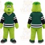 Green Monster Mascot Costume for Sports Events