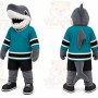 Gray Shark Mascot Costume for Sports Events
